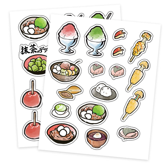 日式甜品 食品系列貼紙