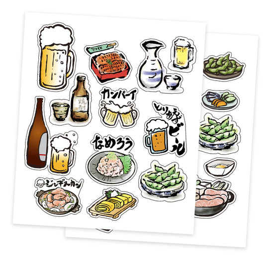 日本 居酒屋 食品系列貼紙